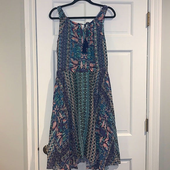 Nanette Lapore Floral Faux Wrap Flowy Dress 10 - Picture 8 of 10